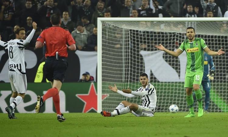 La Juve sbatte contro il muro Borussia Monchengladbach