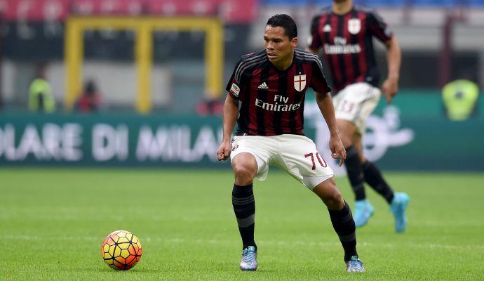 Milan: Bacca spettatore di Siviglia-Juventus