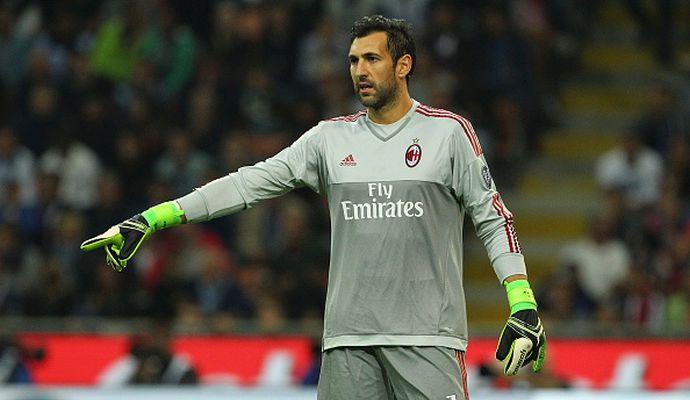 Milan: Diego Lopez ai saluti