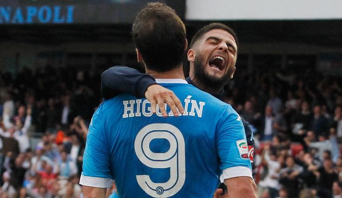 Napoli: Insigne-Higuain meglio di Careca-Maradona