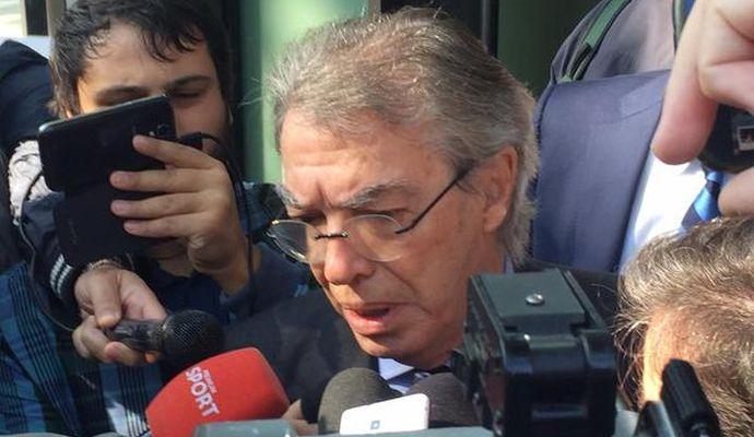 Inter, Moratti: 'Eto'o mi chiama papà? E' un'abitudine. Non ho visto Touré, chiedete a Mancini'