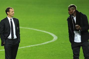 Allegri Pogba chiacchierata