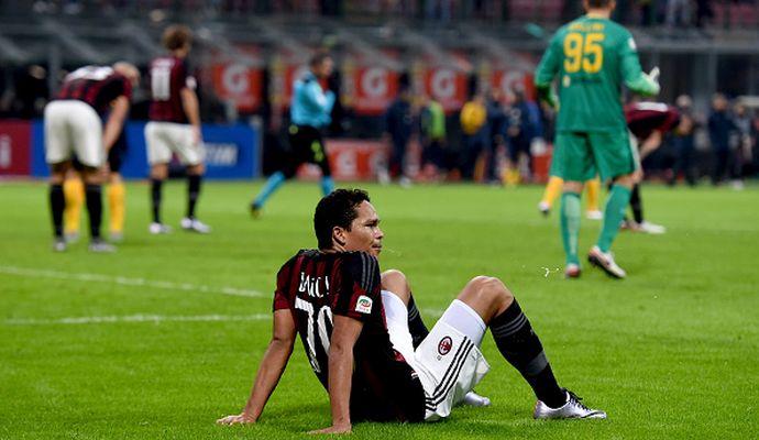 Milan, 'scivolone' di Bacca