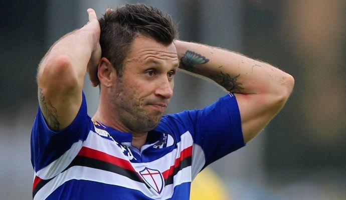 Sampdoria, Cassano verso la permanenza