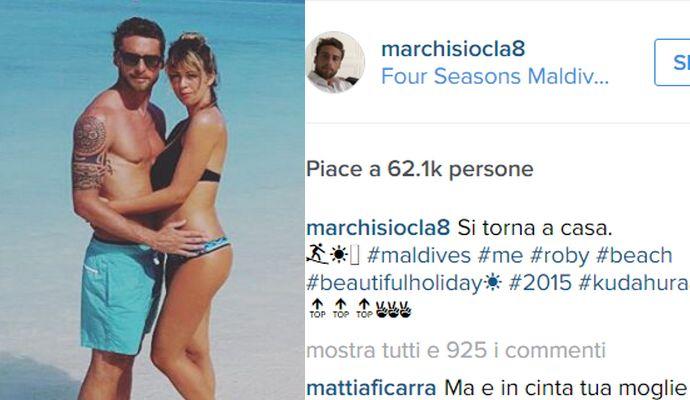 Marchisio, lite per difendere la moglie. Quanti guai social per le lady del calcio...