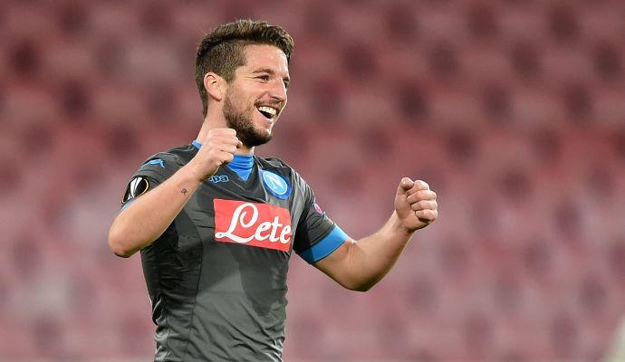 Romano: il Napoli vuole blindare Mertens, ma l'Inter ci riprova