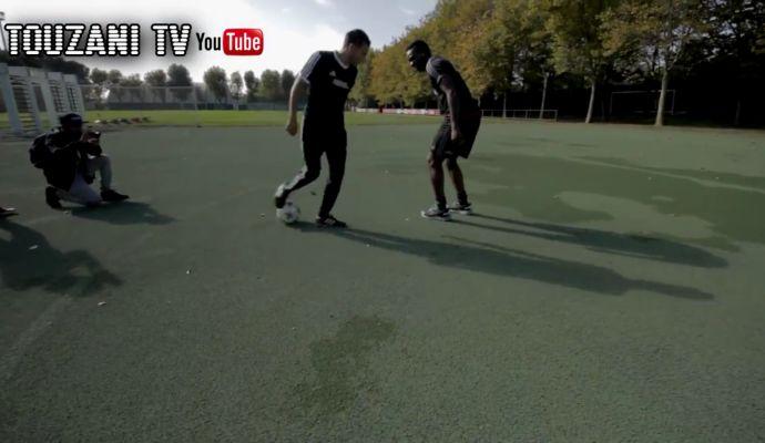 VIDEO: Balotelli sfida il 're del tunnel' 