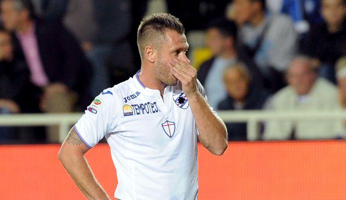 Samp, Cassano fa gli straordinari per il derby, e il siparietto con Rizzoli...