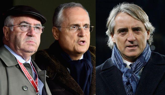 Mancini ha deciso: no alla Nazionale finché ci saranno Tavecchio e Lotito