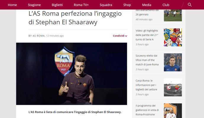 Roma, El Shaarawy si presenta: 'Voglio l'Europeo'