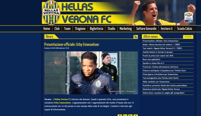 Verona, UFFICIALE: firma Emanuelson