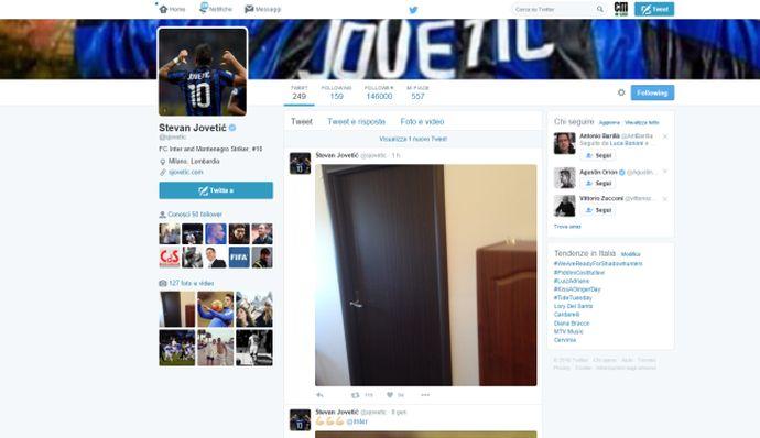 Jovetic e il mistero del tweet della porta: via dall'Inter già a gennaio?