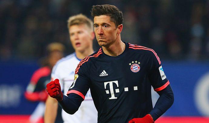 Bundesliga: doppio Lewandowski, il Bayern Monaco batte l'Amburgo