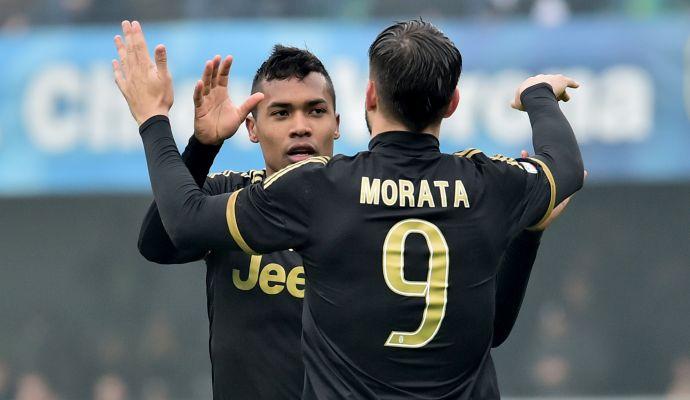 CM STADIO: Chievo-Juventus 0-4. Morata: 'Partenza decisiva'