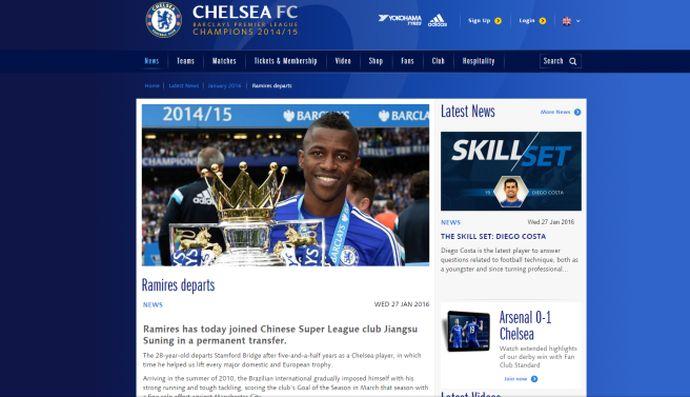 Ramires: 'Ecco perché ho lasciato il Chelsea'