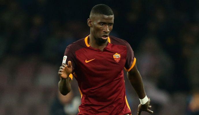 Roma: Rudiger verso il forfait contro il Napoli