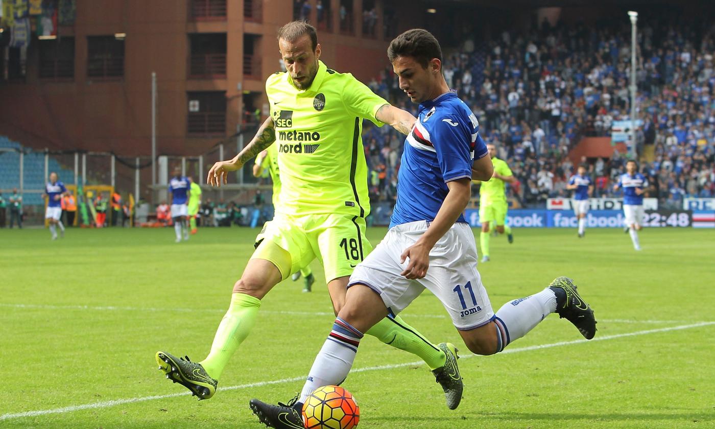 Sampdoria, la probabile formazione anti-Roma: torna Tonelli, Gabbiadini insieme a Bonazzoli?