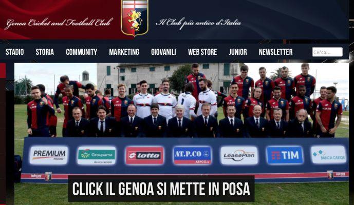 Genoa: click si scatta, dopo il mercato la nuova foto ufficiale