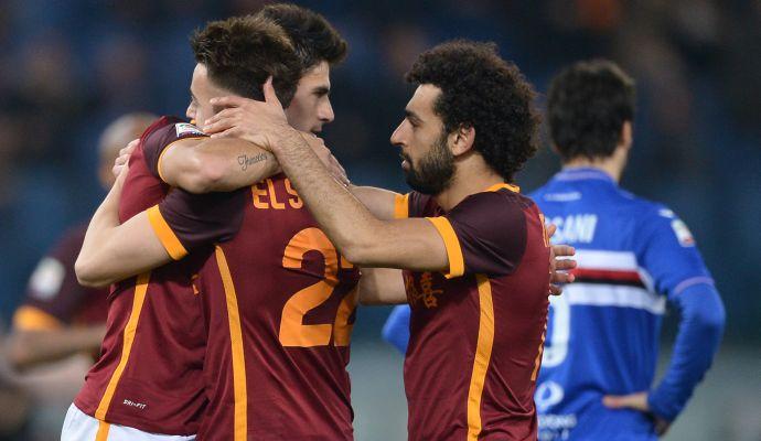 Serie A: la Roma batte la Samp, terzo posto più vicino. Il Napoli vince ancora