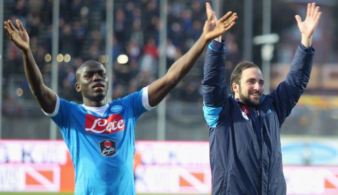 Napoli president comments on the futures of Higuain and Koulibaly