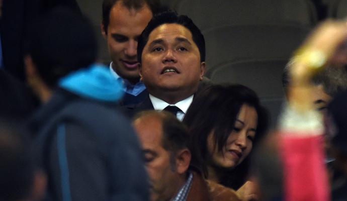 Inter, Thohir questa sera all'Emirates