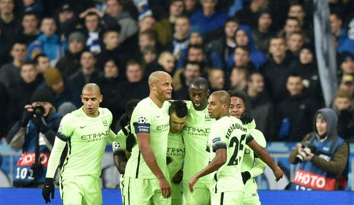 Champions: vince il City, pari Atletico