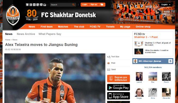 UFFICIALE Alex Teixeira al Jiangsu