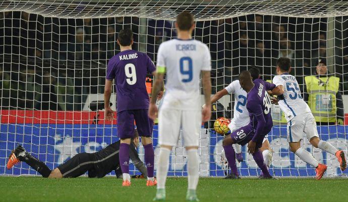 Fiorentina-Inter 2-1: il tabellino