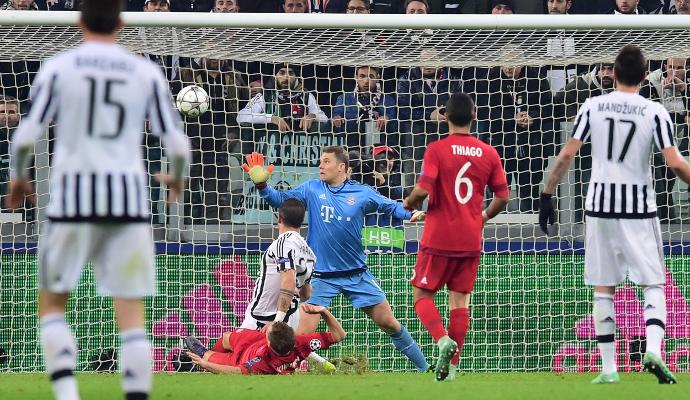 Super Juve, 2-2 in rimonta con il Bayern