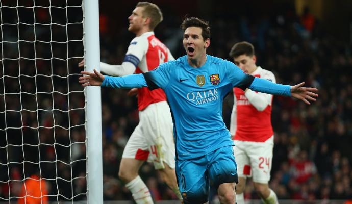 Barcellona, due volte Messi: Arsenal ko