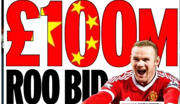 Cina: più di 100 milioni per Rooney