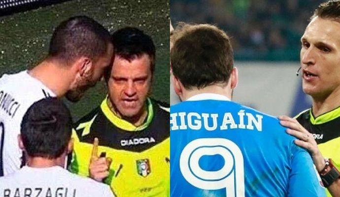 Chiesa a CM: 'Higuain rischia 3 giornate di squalifica, avrei espulso pure Bonucci'