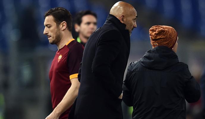 Roma, Spalletti: 'Tratto Totti come un calciatore importante'