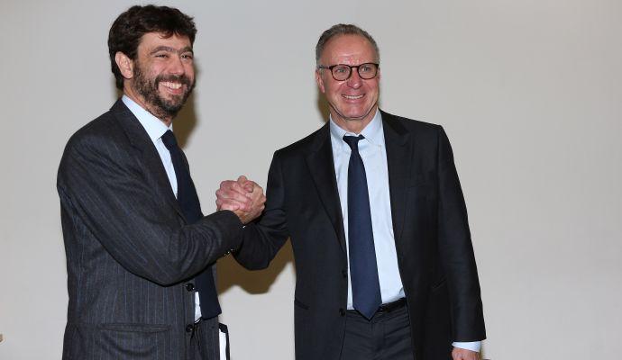 Rummenigge: 'Calcio malato anche per colpa di Agnelli. La Superlega è morta, ma so che a Marotta piacerebbe...'