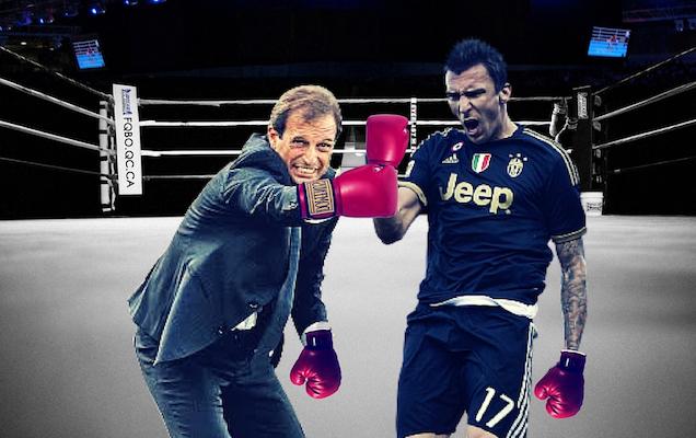 Juve, scontro Mandzukic-Allegri