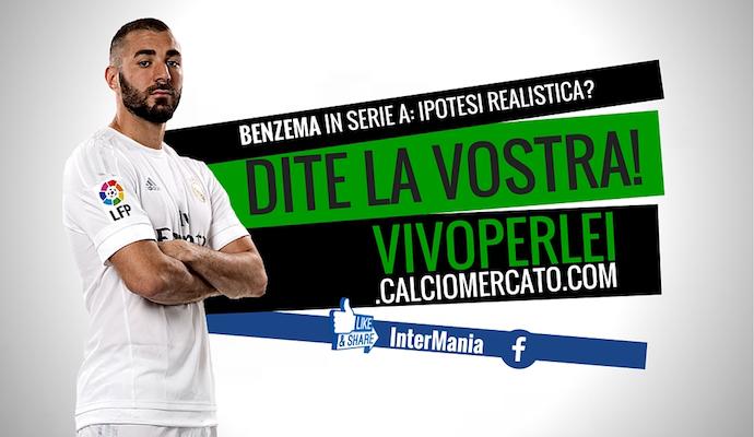 Inter, pazza idea: tentativo per Benzema