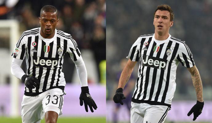 Juve, Evra chiama Mandzukic: 'E' il colpo giusto per il Marsiglia'