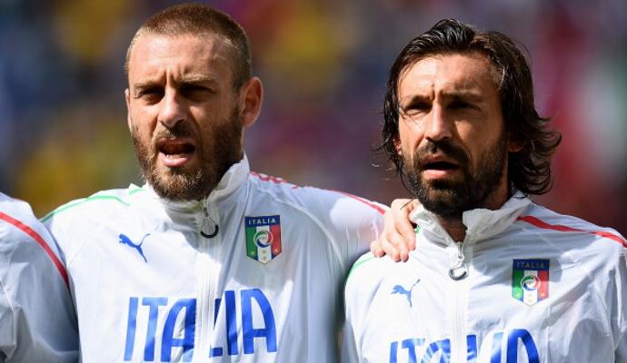 Pirlo: 'Spiace vedere Milan e Inter così. De Rossi? Dovrebbe cambiare aria'