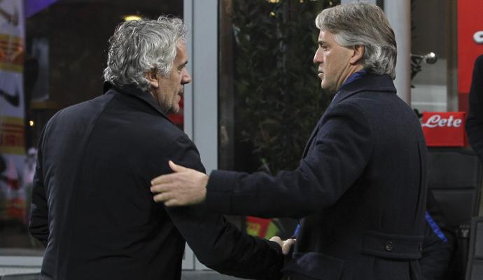 Mancini: 'D'Ambrosio mi fa scendere la febbre, risalita per Kondogbia. A Roma senza Icardi e Palacio, bacio Thohir...'