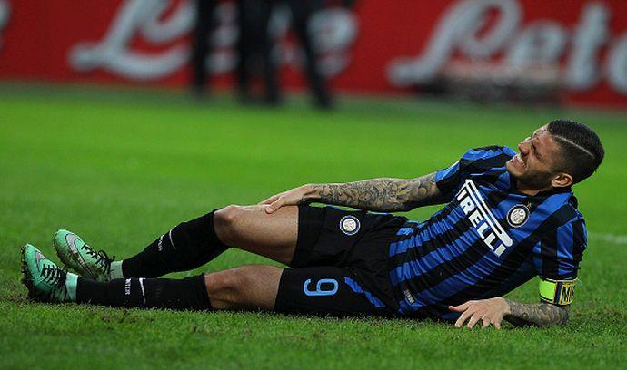 Icardi out with a right knee sprain, could miss Roma clash