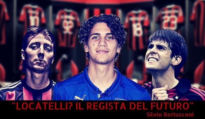 Locatelli tra Montolivo e Kakà: 'Grazie Berlusconi, sono pronto per il Milan'