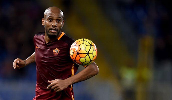 Free agent Maicon training with AS Roma