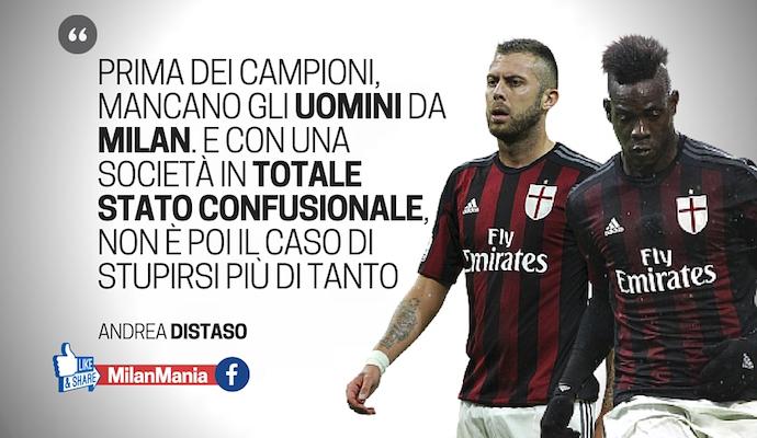 Milanmania: Menez e Balotelli senza vergogna, servono uomini da Milan