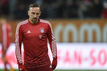 Ribery Bayern riscaldamento