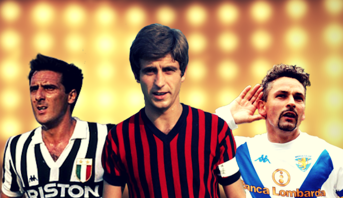 50 ANNI, 10 STELLE: la classifica di Marino, Rivera e Scirea davanti a Baggio