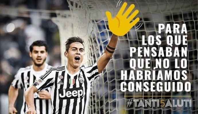 Juve campione: il #ciaone di Dybala