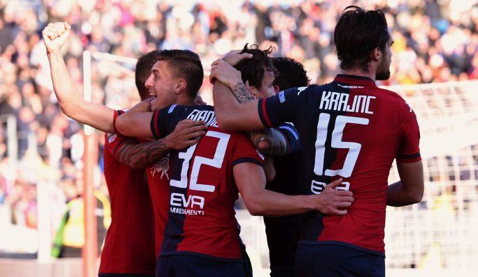 Serie B: 6-0 per il Cagliari, tris del Bari