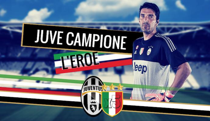 JUVE CAMPIONE: lo scudetto di Buffon