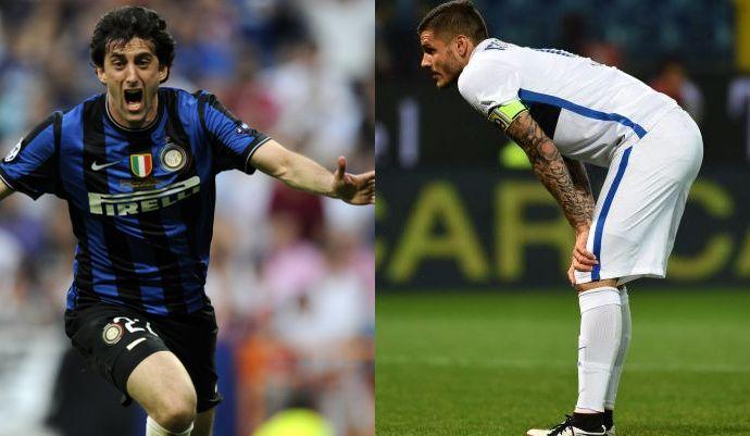 Icardi peggio di Milito: il momento è sbagliato. Almeno il Principe vinse... 