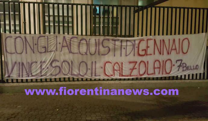 Striscione contro i Della Valle, a Firenze c'è aria di protesta